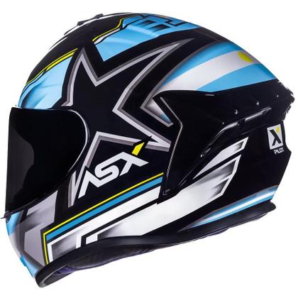 Imagem de Capacete Masculino Fechado Asx Draken Pilot Argentina Moto