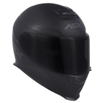 Imagem de Capacete Masculino Feminino Asx Eagle Preto Fosco Esportivo