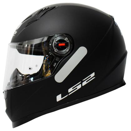 Imagem de Capacete Masculino Feminino Fechado Ls2 ff358 Monocolor Preto Fosco