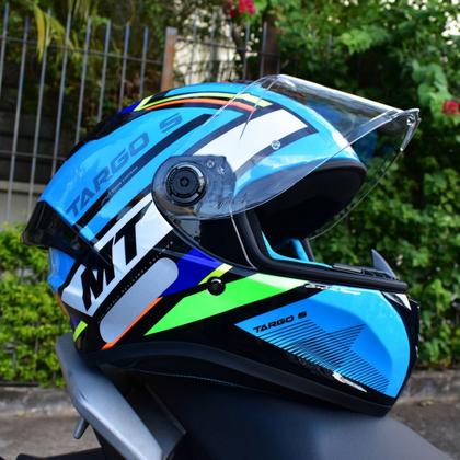 Imagem de Capacete Masculino MT Targo S Torvi Esportivo Moto Spoiler