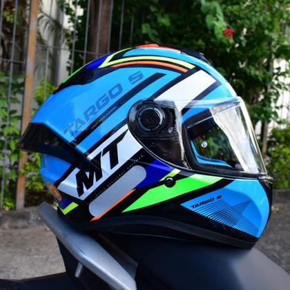 Imagem de Capacete Masculino MT Targo S Torvi Esportivo Moto Spoiler