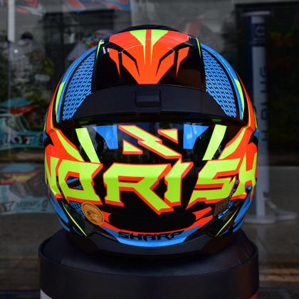 Imagem de Capacete Masculino Norisk Razor Sharp Amarelo Moto Fechado