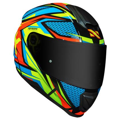 Imagem de Capacete Masculino Norisk Razor Sharp Amarelo Moto Fechado