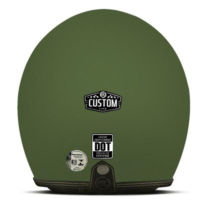 Imagem de Capacete Moto Aberto Custom Etceter Solid Fosco