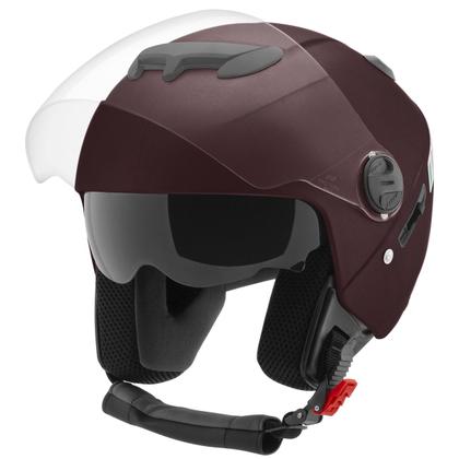 Imagem de Capacete Moto Aberto Feminino Masculino Pro Tork New Atomic Elite Viseira Interna