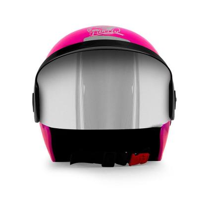 Imagem de Capacete Moto Aberto Masculino e Feminino Pro Tork Liberty Three com viseira Cromada 56 58 60