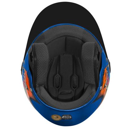 Imagem de Capacete Moto Aberto New Liberty 3 Coyote Brilhante Viseira Fumê Pro Tork Masculino Feminino Segurança Conforto
