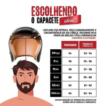 Imagem de Capacete Moto Aberto New Liberty 3 Sunflower Brilhante Pro Tork Preto/Cinza Tamanho 56, 58 e 60 Viseira Fumê