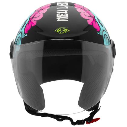 Capacete Moto Aberto Pro Tork New Liberty Three Zombie - Capacete