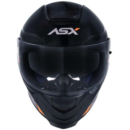 Imagem de Capacete Moto Asx Eagle Sv Solid Preto Fosco C/ Óculos Solar