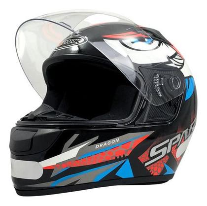 Imagem de Capacete Moto Ebf New Spark Dragon Esportivo Com Narigueira