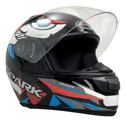 Imagem de Capacete Moto Ebf New Spark Dragon Esportivo Com Narigueira