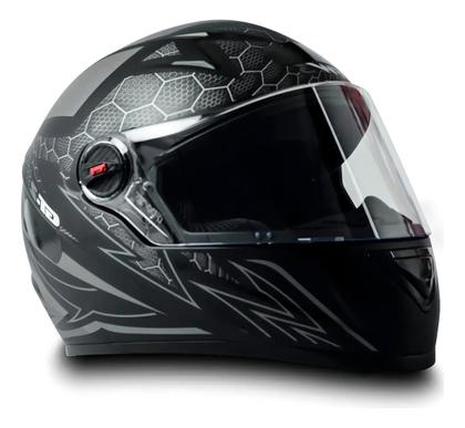 Imagem de Capacete Moto Fechado FW3 GT2 com Viseira e Narigueira Cor:Preto Fosco/PrataTamanho:58
