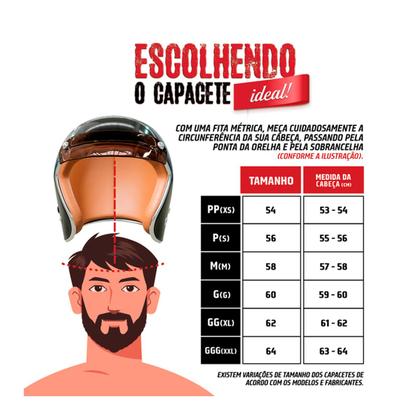 Imagem de Capacete Moto Fechado GTX R1 Viseira Cristal Preto Fosco com Vermelho Inmetro Tamanho 60 - FW3
