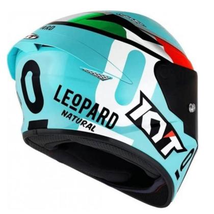 Imagem de Capacete Moto Fechado KYT TT Course Dalla Porta Azul Moto GP - M 58