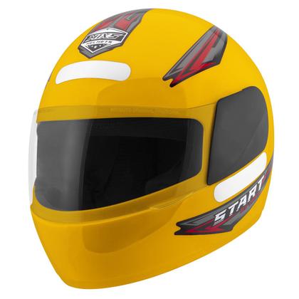 Imagem de Capacete Moto Fechado Mixs Start Feminino Masculino Viseira Cristal