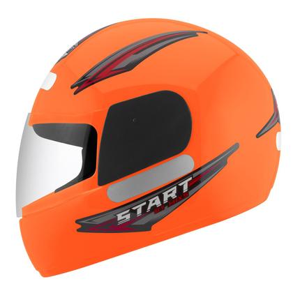 Imagem de Capacete Moto Fechado Mixs Start Feminino Masculino Viseira Cristal