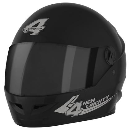 Imagem de Capacete Moto Fechado New Liberty Four 4 Viseira Fumê Pro Tork Segurança Conforto Proteção Resistência Masculino Feminino