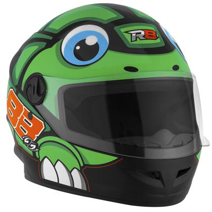 Imagem de Capacete Moto Fechado Pro Tork R8 Turtle Brilhante Tartaruga Feminino Masculino