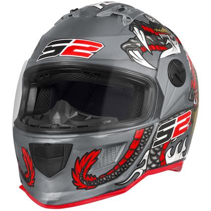 Imagem de Capacete Moto Fechado Pro Tork Stealth Dragon Masculino Feminino Segurança Proteção Conforto
