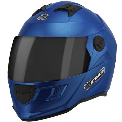 Imagem de Capacete Moto Fechado Pro Tork Stealth Solid Brilhante Viseira Fumê Segurança Conforto Proteção Resistência Masculino Feminino