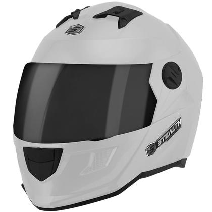 Imagem de Capacete Moto Fechado Pro Tork Stealth Solid Brilhante Viseira Fumê Segurança Conforto Proteção Resistência Masculino Feminino