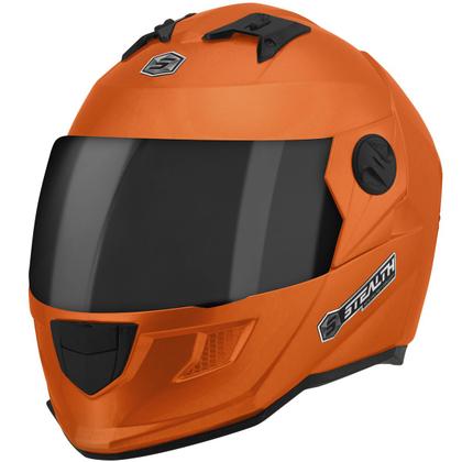 Imagem de Capacete Moto Fechado Pro Tork Stealth Solid Brilhante Viseira Fumê Segurança Conforto Proteção Resistência Masculino Feminino
