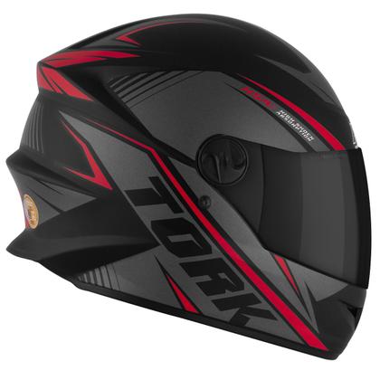 Imagem de Capacete Moto Fechado R8 Viseira Fumê Pro Tork Adulto Segurança Conforto Proteção Resistência Feminino Masculino