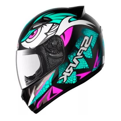 Imagem de Capacete Moto Fechado Spark Dragon Preto Tifany Fosco Feminino e Masculino Motoqueiro - EBF