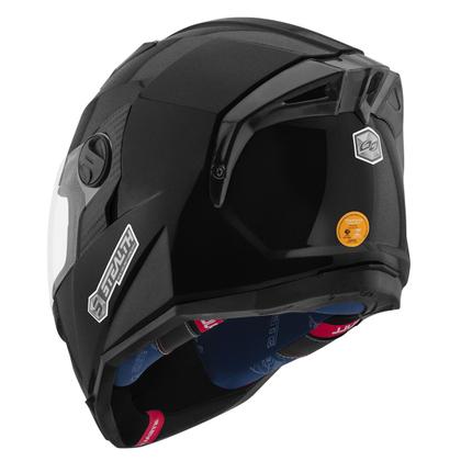 Imagem de Capacete Moto Fechado Stealth Solid Brilhante Pro Tork Seguro Confortável Masculino Feminino Proteção Alta Performance