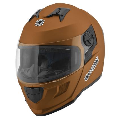 Imagem de Capacete Moto Fechado Stealth Solid Fosco Pro Tork Masculino Feminino Confortável Segurança Acessórios