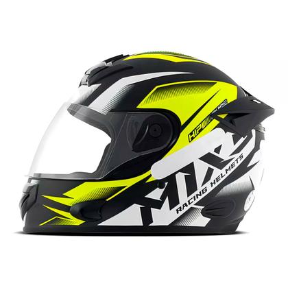 Imagem de Capacete Moto Fechado Viseira Cristal MixS MX2 Storm Inmetro Tamanho 60 - Pro Tork