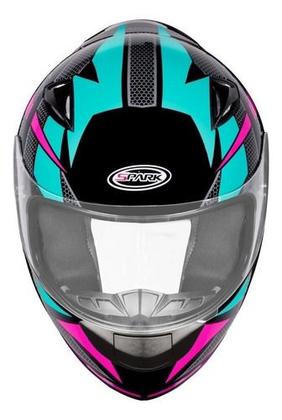 Imagem de Capacete Moto Feminino Ebf New Spark Esportivo C/ Narigueira