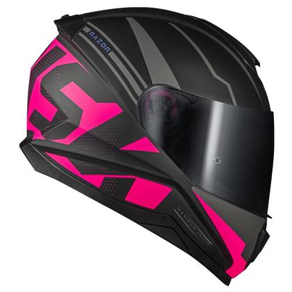 Imagem de Capacete Moto Feminino Fechado Norisk Razor Full Rosa