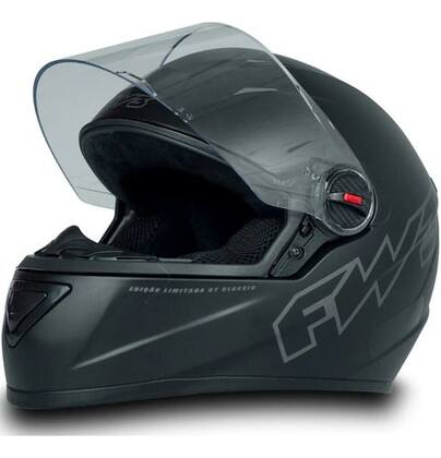 Imagem de Capacete Moto Fw3 Gt2 Gt5 Viseira Cristal Com Narigueira