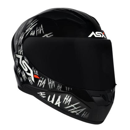 Imagem de Capacete Moto HAHA Novo Axxis ASX City Fun Preto Lançamento