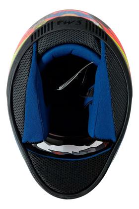 Imagem de Capacete Moto Integral Fechado Gtx Fox Com Óculos Interno Laranja Tamanho 56 - Fw3