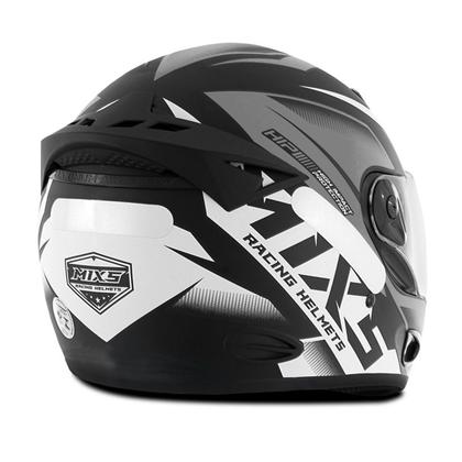 Imagem de Capacete Moto Integral Fechado Masculino Feminino Mixs Mx2 Storm Fosco