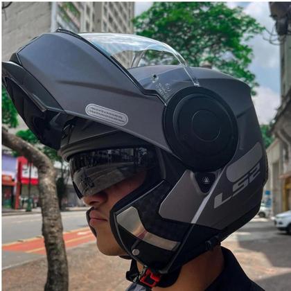 Imagem de Capacete Moto Ls2 Scope FF902 Monocolor Nardo Grey