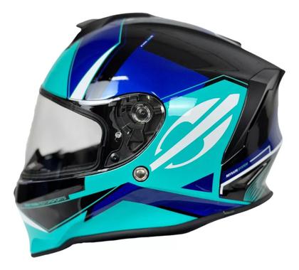 Imagem de Capacete Moto Mormaii M1 Original Tech Azul Narigueira