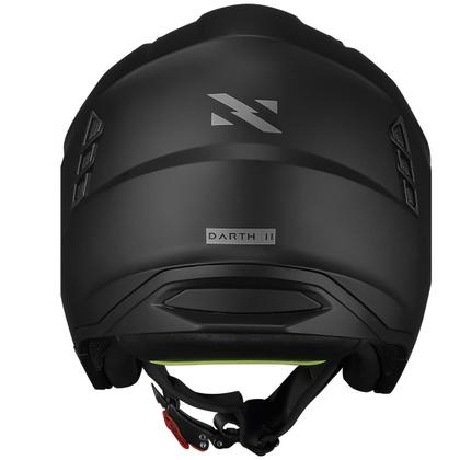 Imagem de Capacete Moto Norisk Darth II Monocolor Preto Fosco