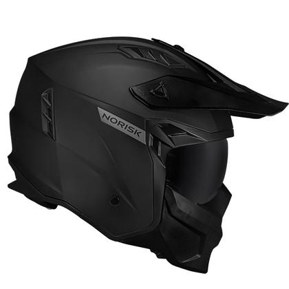 Imagem de Capacete Moto Norisk Darth II Monocolor Preto Fosco