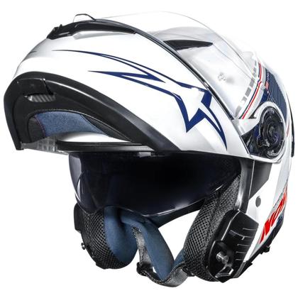 Imagem de Capacete Moto Norisk Force II 2 Grand Prix Usa Escamoteável