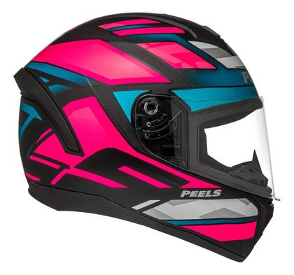 Imagem de Capacete Moto Peels Spike 2 Mx2 Preto Pink Fosco Fechado