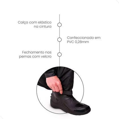 Imagem de Capacete Moto Pro Tork Fechado R8 Air Fosco Viseira Fume Preto + Capa de Chuva Pioneira