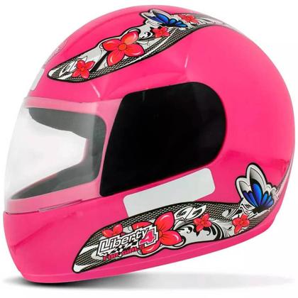 Imagem de Capacete Moto Pro Tork Liberty Four For Girls 58 Rosa