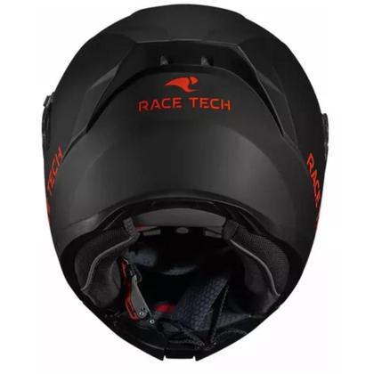 Imagem de Capacete Moto Race Tech Signal Preto Fosco Articulado