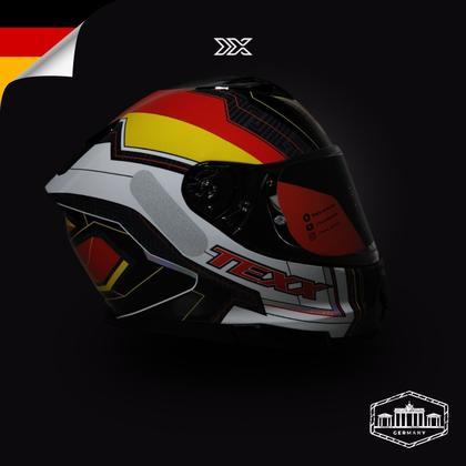 Imagem de Capacete Moto Texx Kaiman Flag Copa do Mundo Alemanha
