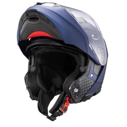 Imagem de Capacete Moto Texx Kratos Solid Escamoteável Azul Fosco