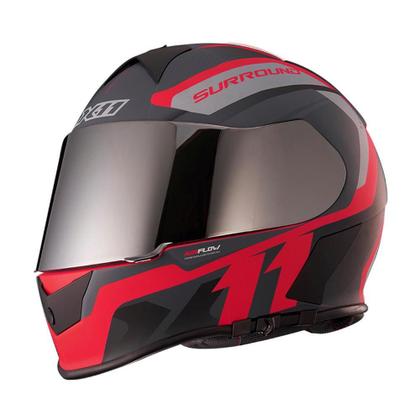 Imagem de Capacete Moto X11 Revo Pro Surround Viseira Solar Motoqueiro